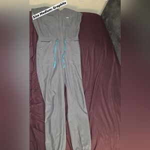 FIGS  Jumpsuit with Teal Accents